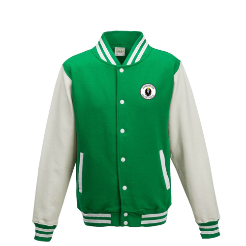 Kingdom Cultured Men’s letterman gray/ Boston green